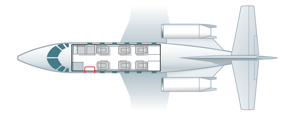 volo privato sul Cessna Citation XLS